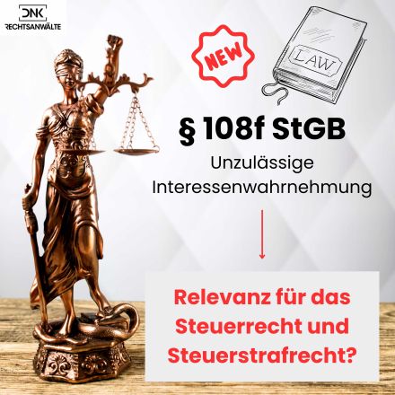 Foto: Der neue § 108f StGB im Steuerstrafrecht